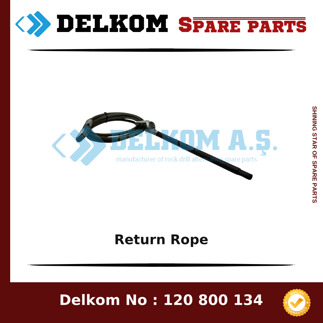 Epiroc Return Rope 3128 0784 13 - Drill Rig & Rock Drill Drifters Spare Parts Epiroc Return Rope spare part, OEM 3128 0784 13