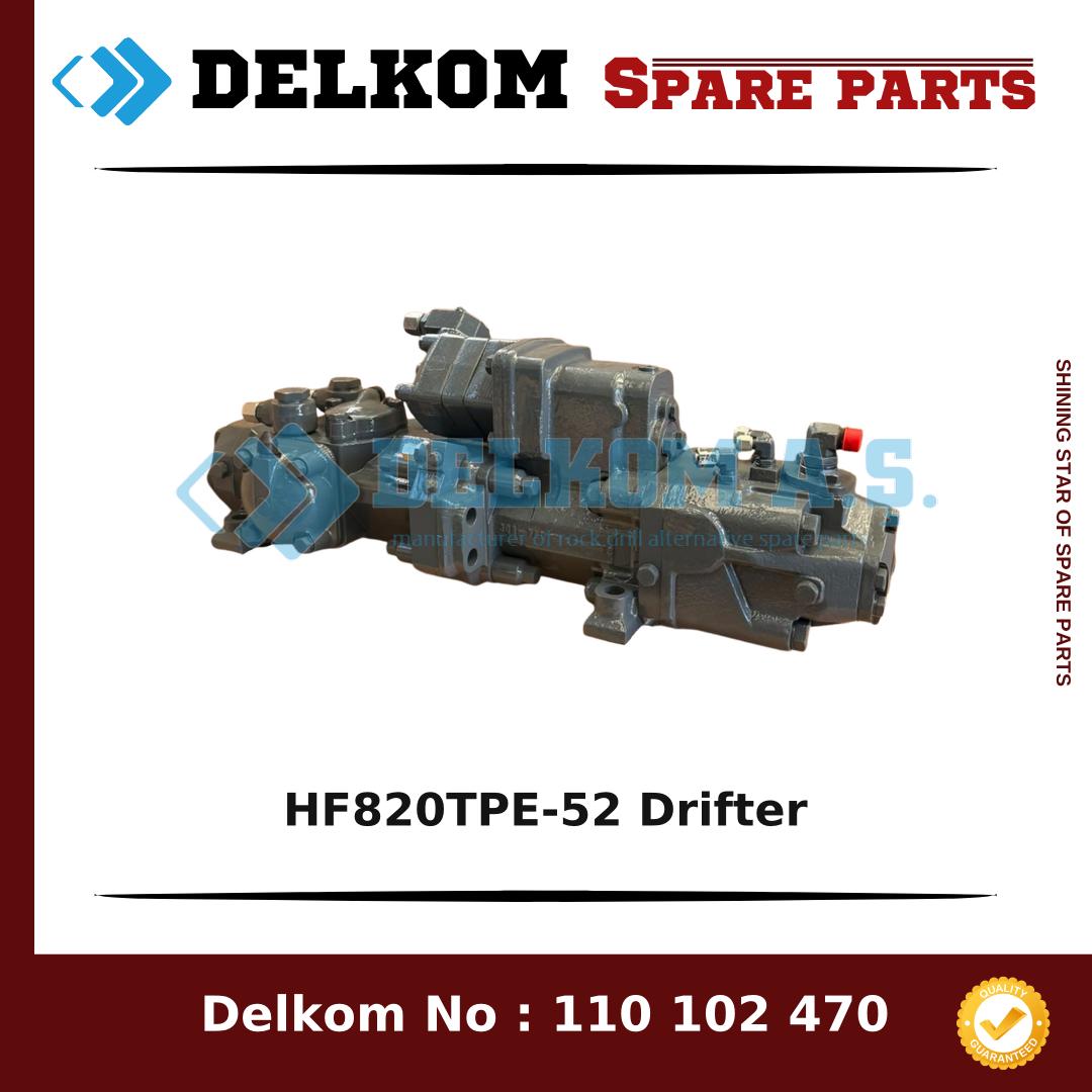 Mining Equipments HF820TPE-52 Drifter BG00514136 - Drill Rig & Rock Drill Drifters Spare Parts Mining Equipments HF820TPE-52 Drifter spare part, OEM BG00514136